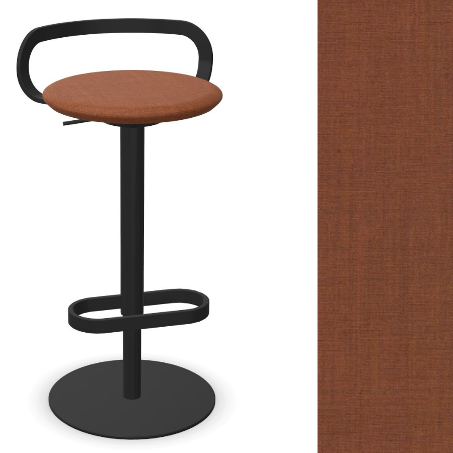 lapalma MAK S110 Barhocker Stoff Remix 452 Gestell schwarz