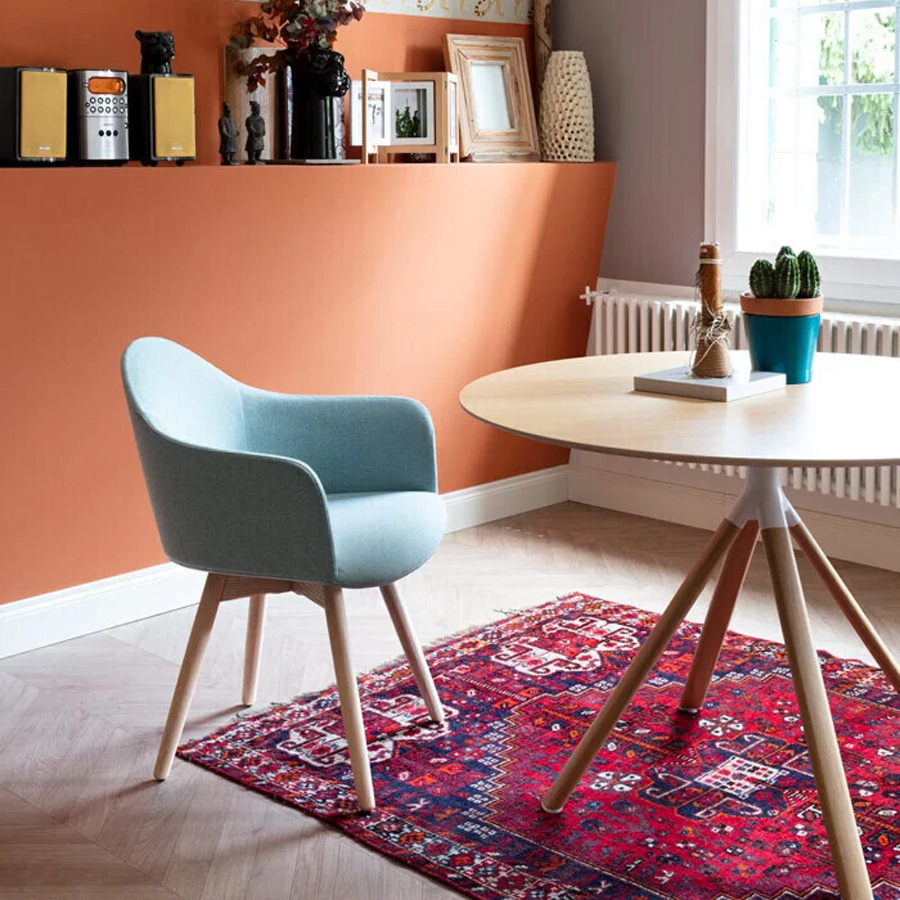 lapalma Edit S570 Gestell Esche natur - Bezug Divina Melange 0731