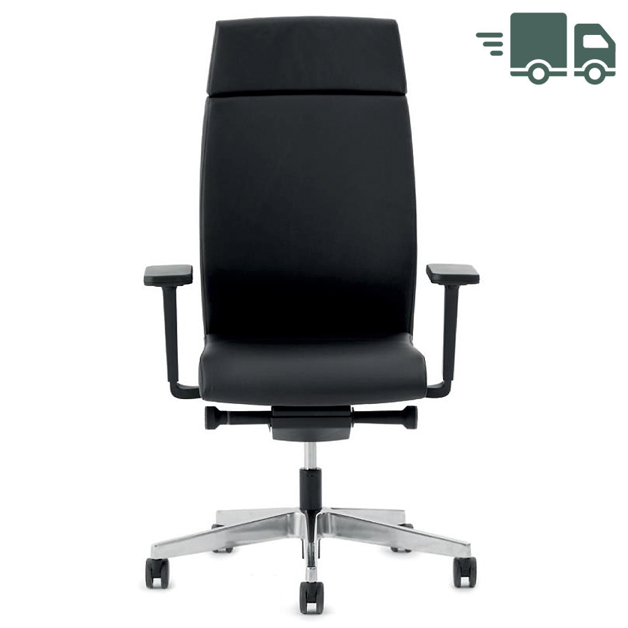 Interstuhl YOSTERis3 366Y | Chefsessel Bürostuhl | leichte Mängel | Leder schwarz