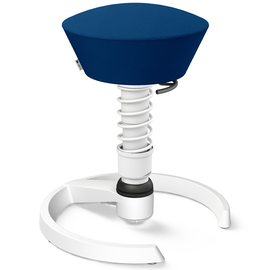 Aeris Swopper Select Wolle blau - Gleiter - Gestell weiß - Standardfeder