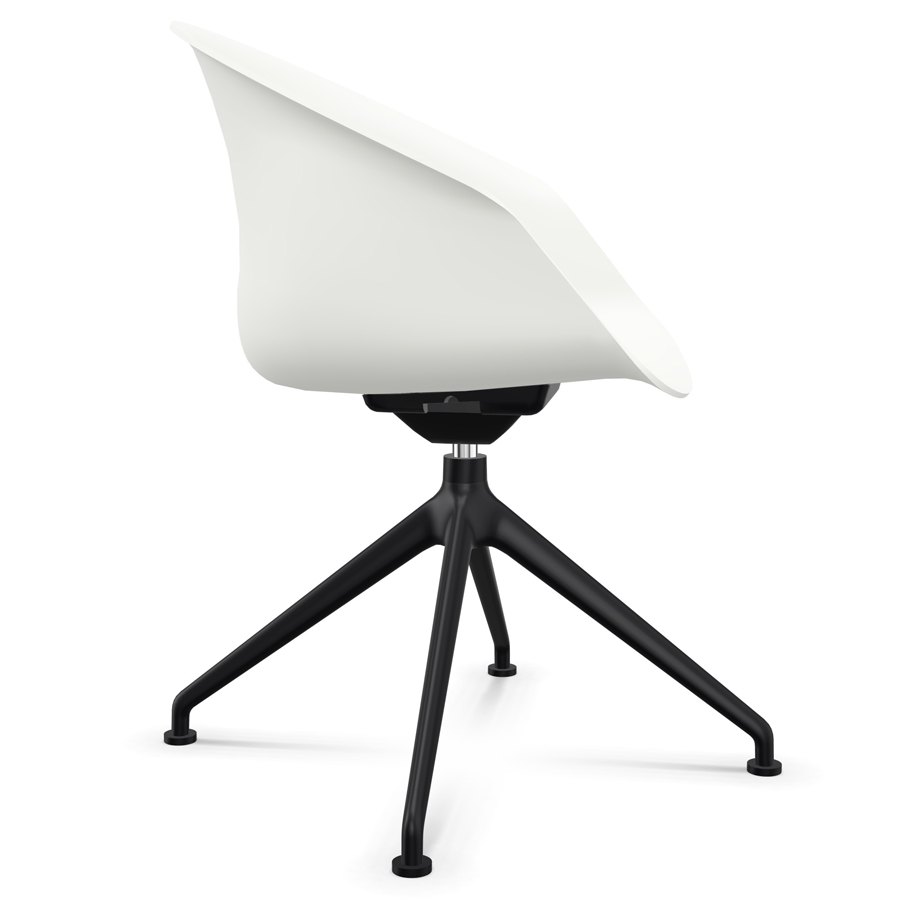 Interstuhl SHUFFLEis1 SU341 - weiß - Seitenansicht