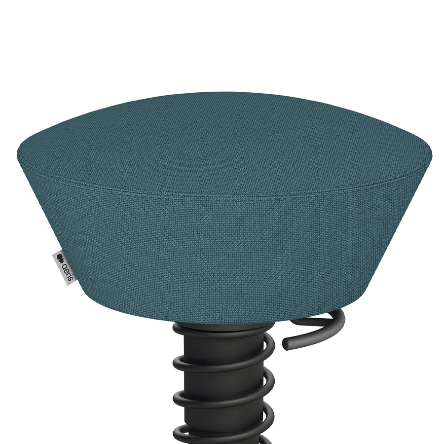 Aeris Swopper Cura blau | Gestell schwarz | Gleiter | Nahaufnahme