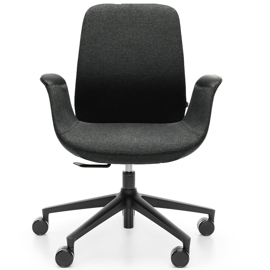 Profim ElliePro 20ST Bezug anthrazit Synergy Fußkreuz schwarz - Front