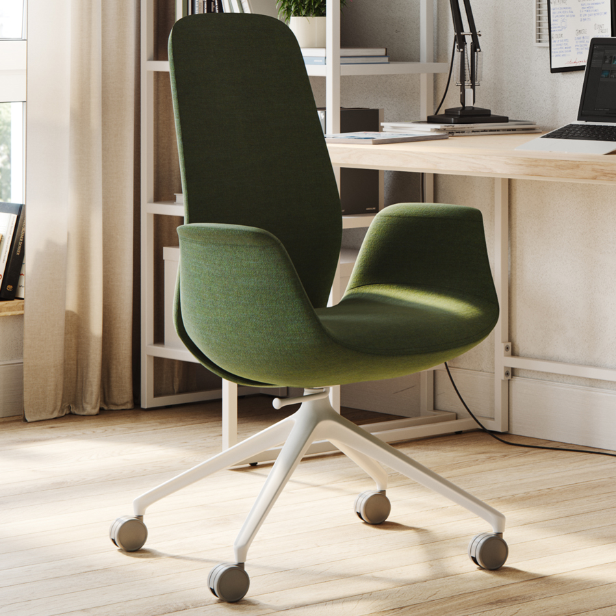 Profim ElliePro 10HST- 4-armiges Fußkreuz RAL 9016 weiß - Seite