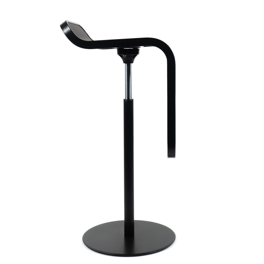 Lapalma LEM Sitzschale Fenix schwarz, Gestell schwarz, Gasfeder chrom