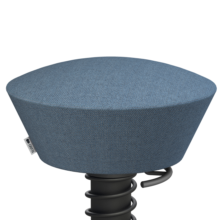 Aeris Swopper Capture Wolle taubenblau meliert - Gleiter - Gestell schwarz - Nahaufnahme