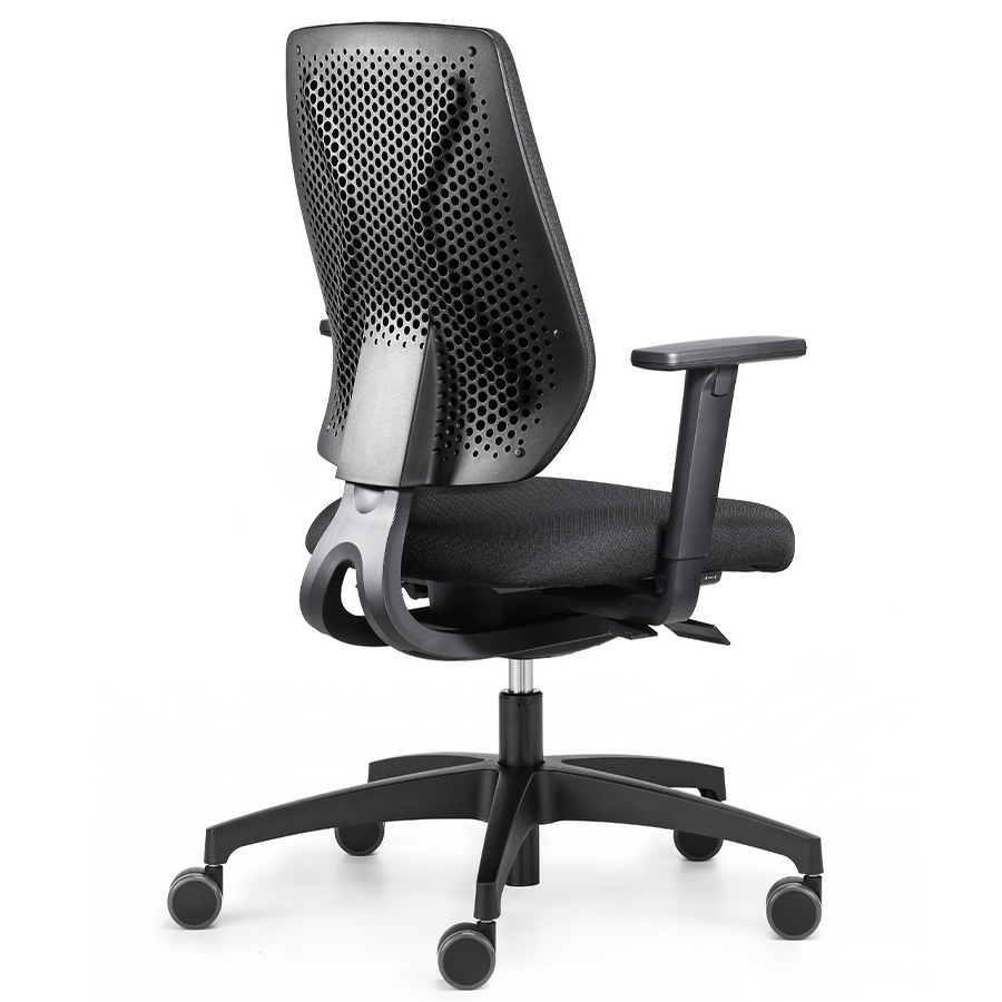 Dauphin speed-o SP 7639 schwarz mit Polsterrückenlehne