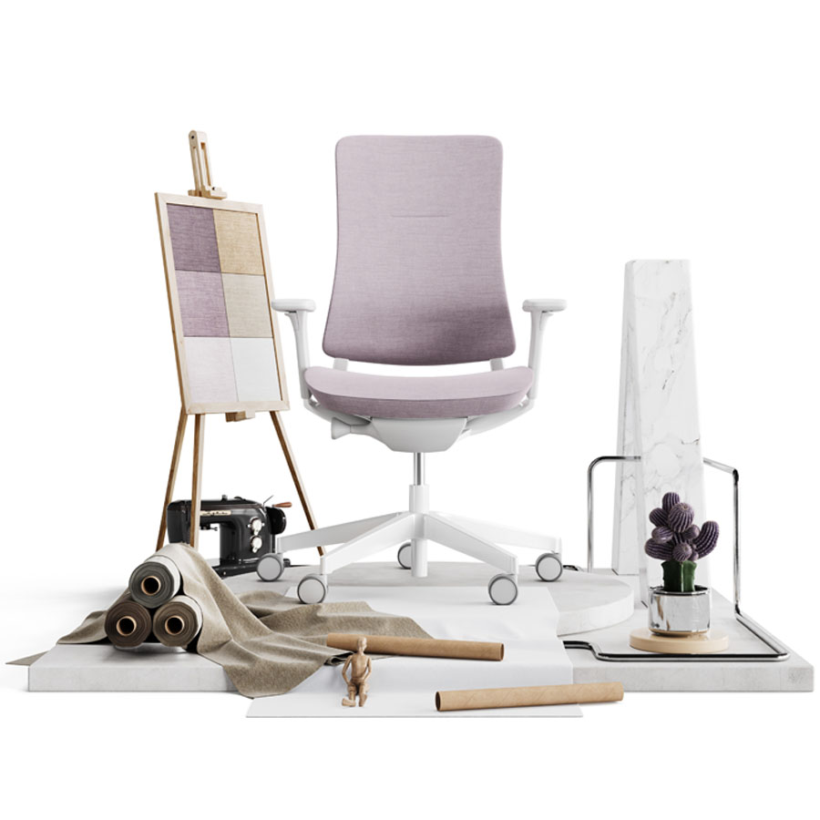 Profim Violle 130 SFL mit Polsterrücken hellgrau und Beispielbild