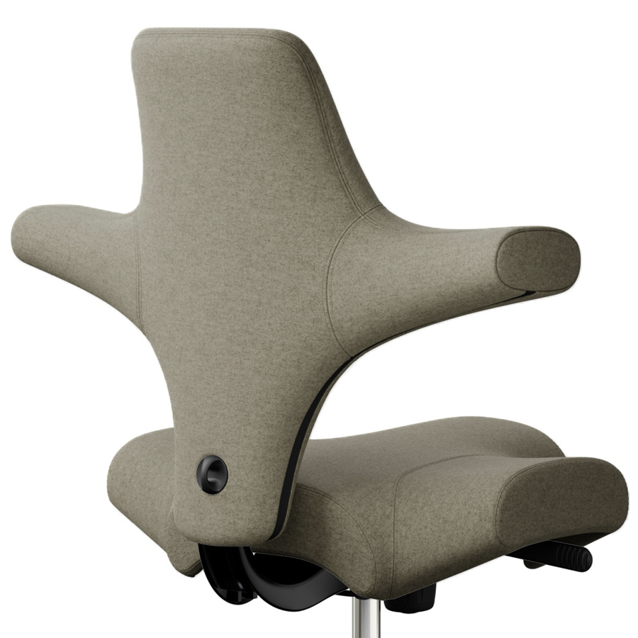 HAG Capisco 8106 Stoff Focus Melange - Nahaufnahme Rückseite