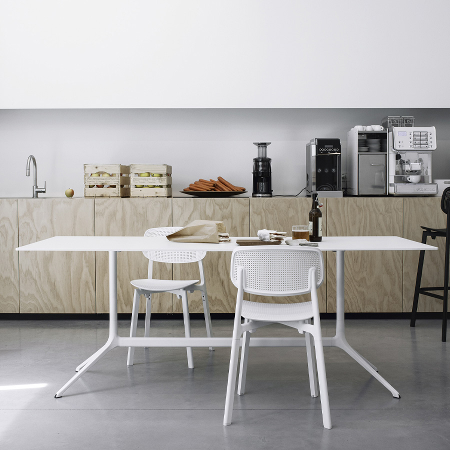 Kristalia Elephant Double | Esstisch | Gartentisch | Weiß