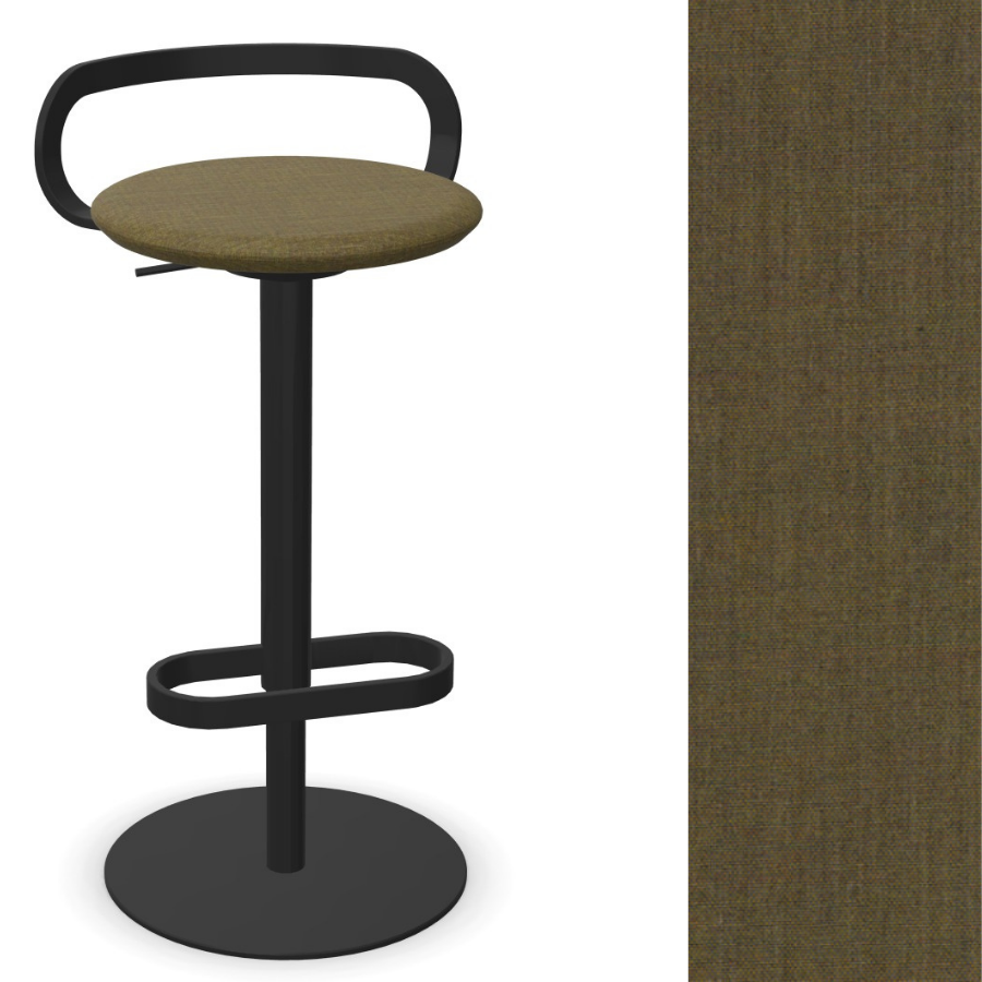 lapalma MAK S110 Barhocker Stoff Remix 962 Gestell schwarz