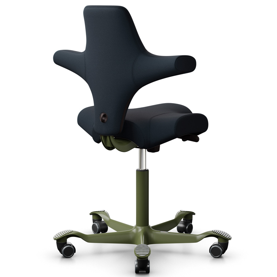 Hag Capisco 8106  - Stoff Select blau - Gestell moss grey