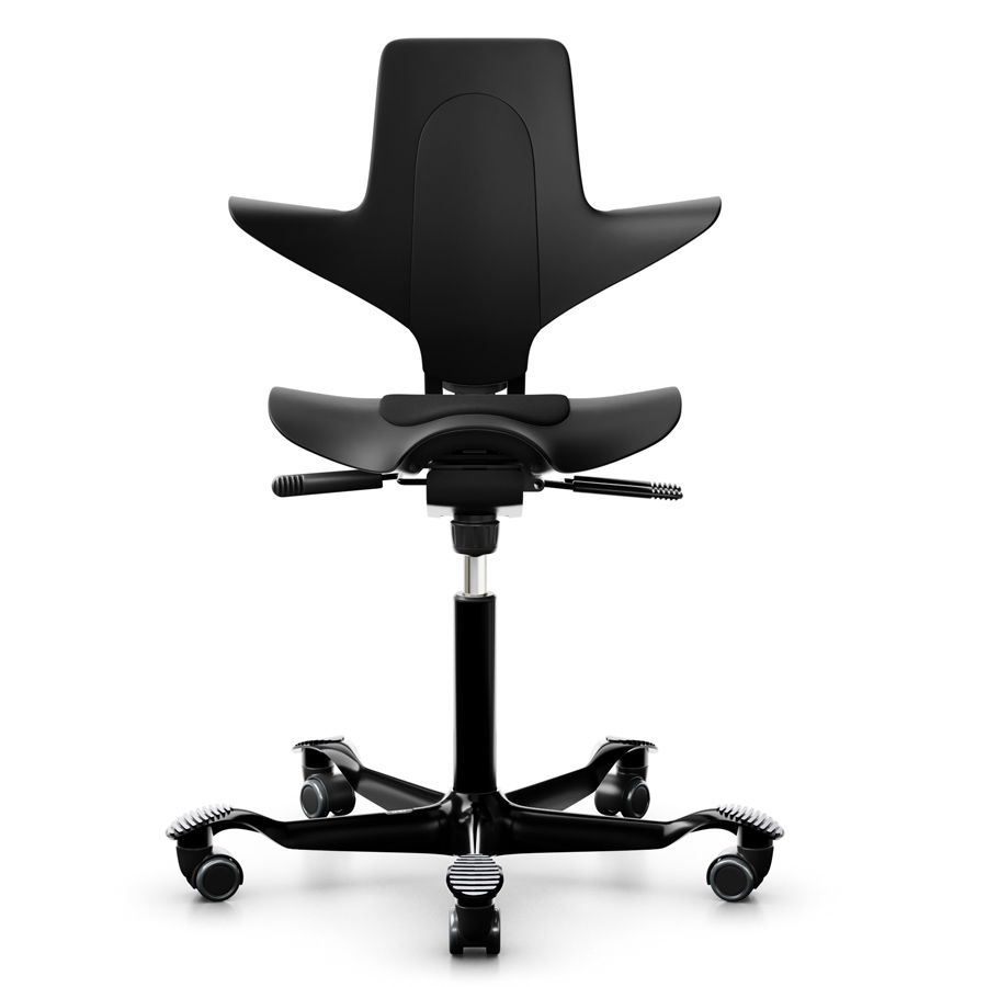 HAG Capisco Puls 8010 schwarz schwarz Frontansicht