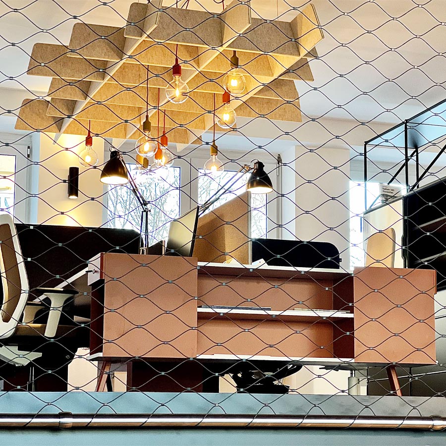 BuzziSpace BuzziGrid | Deckenabsorber | Farbe beige | Beispielbild