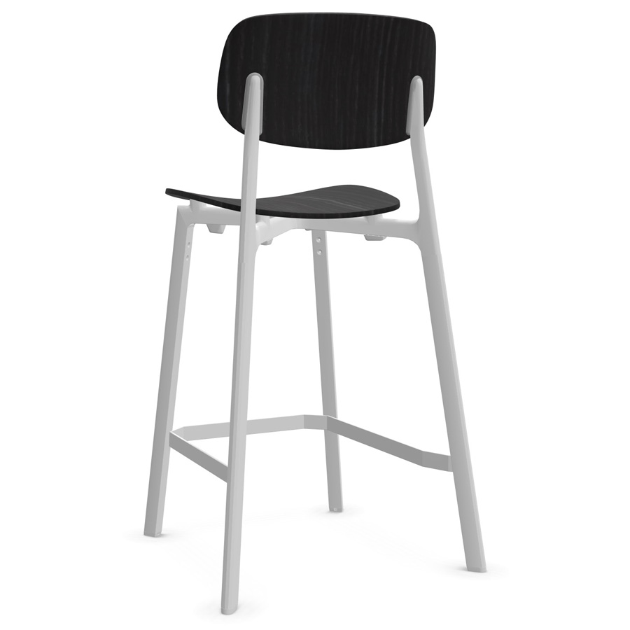 Kristalia COLANDER Barhocker schwarze Eiche