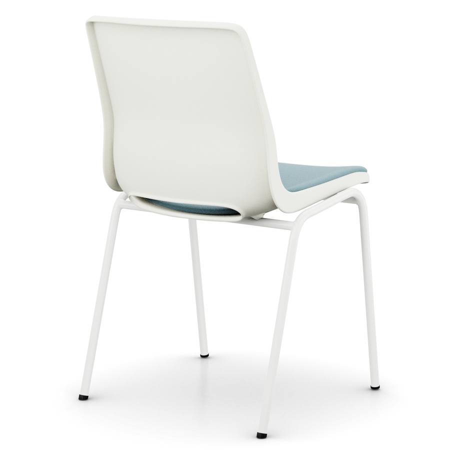 Profim Ana Sitz gepolstert | Schale vanilla | Gestell snow | Bezug Select 67098