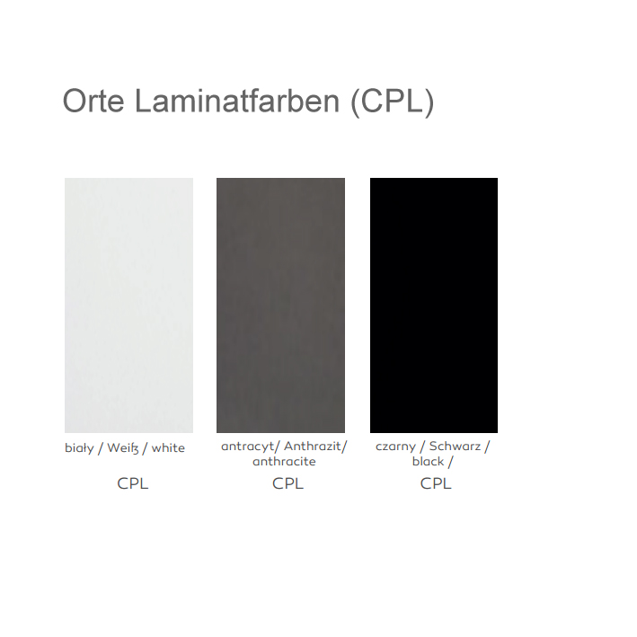 Orte Schalenfarben (Laminat)