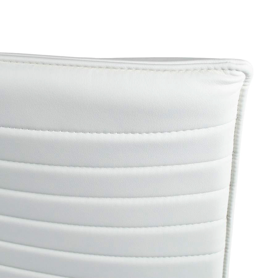 Bejot Orte 3DH 250 - Bezug Kunstleder Keimo weiß - Detail Rücken