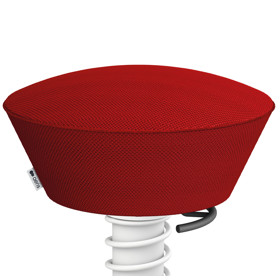 Aeris Swopper Air Mesh-Gewebe Runner rot mit Rollen - Nahaufnahme