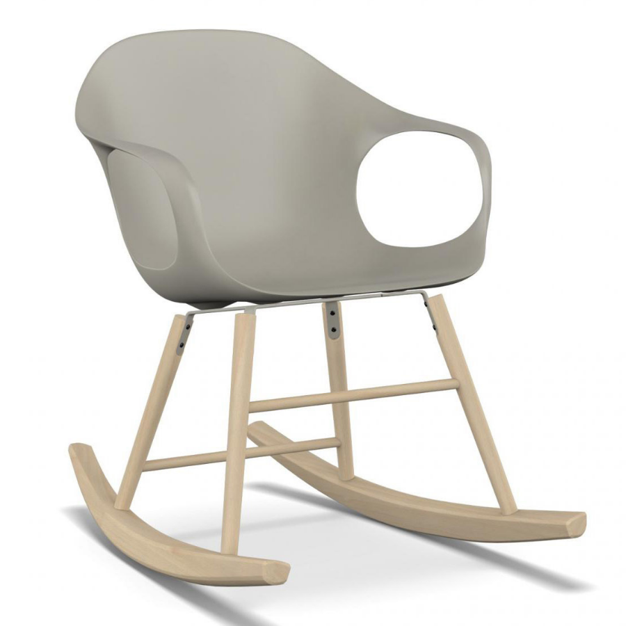 Kristalia ELEPHANT Schaukelstuhl mit Buchenholz