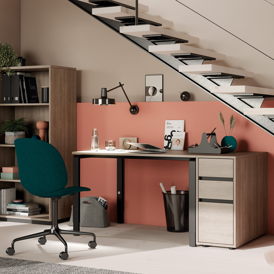 Palmberg Anstellcontainer Standcontainer Select - Nussbaum - Beispielbild