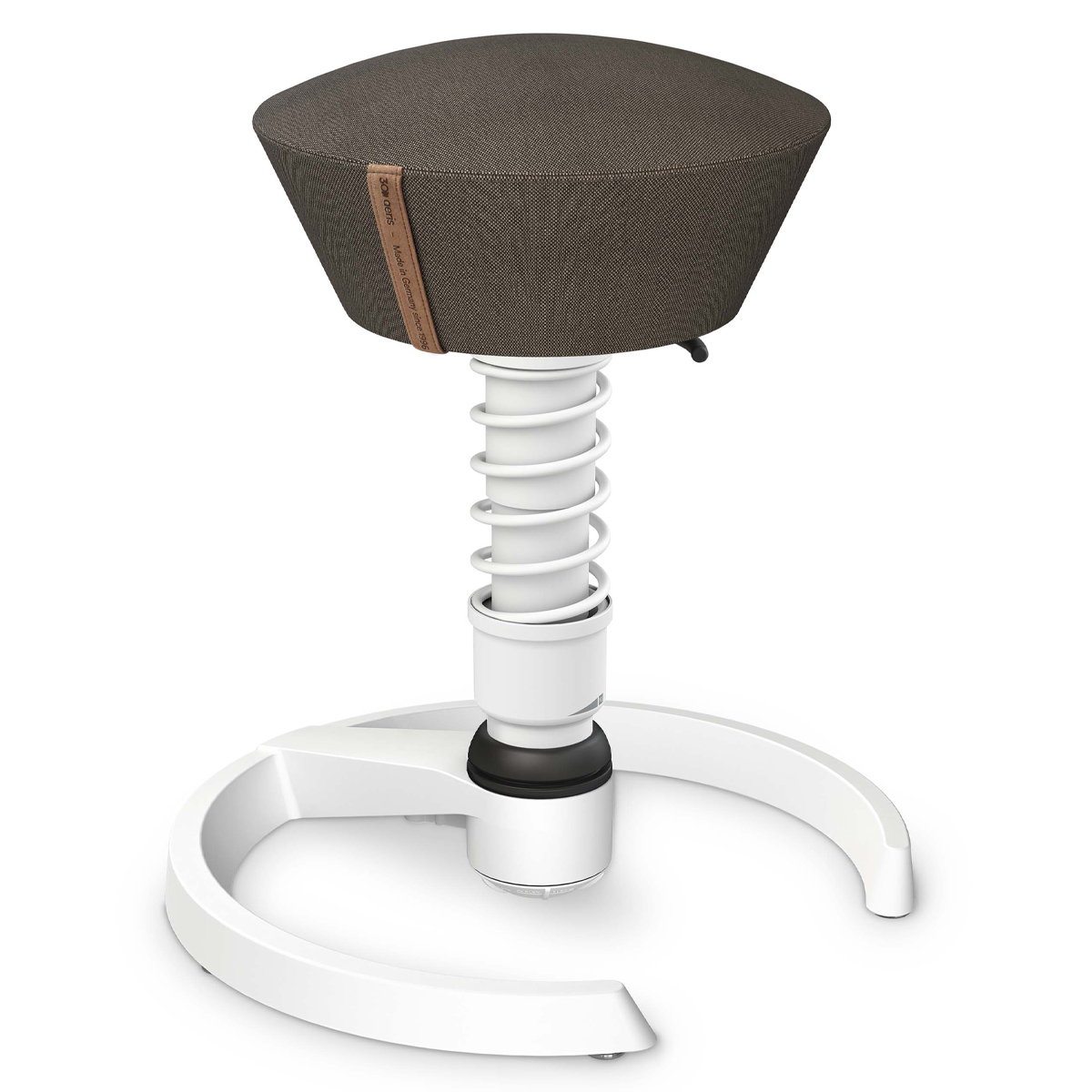 Aeris Swopper Jubiläum Musa Dark Grey Gestell mit Gleitern weiß Front