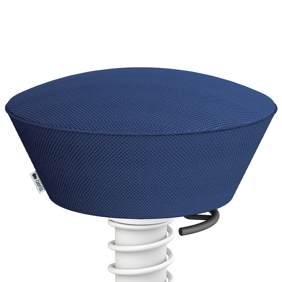 Aeris Swopper Air Mesh-Gewebe Runner blau mit Rollen - Nahaufnahme