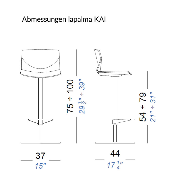 Abmessungen lapalma Kai