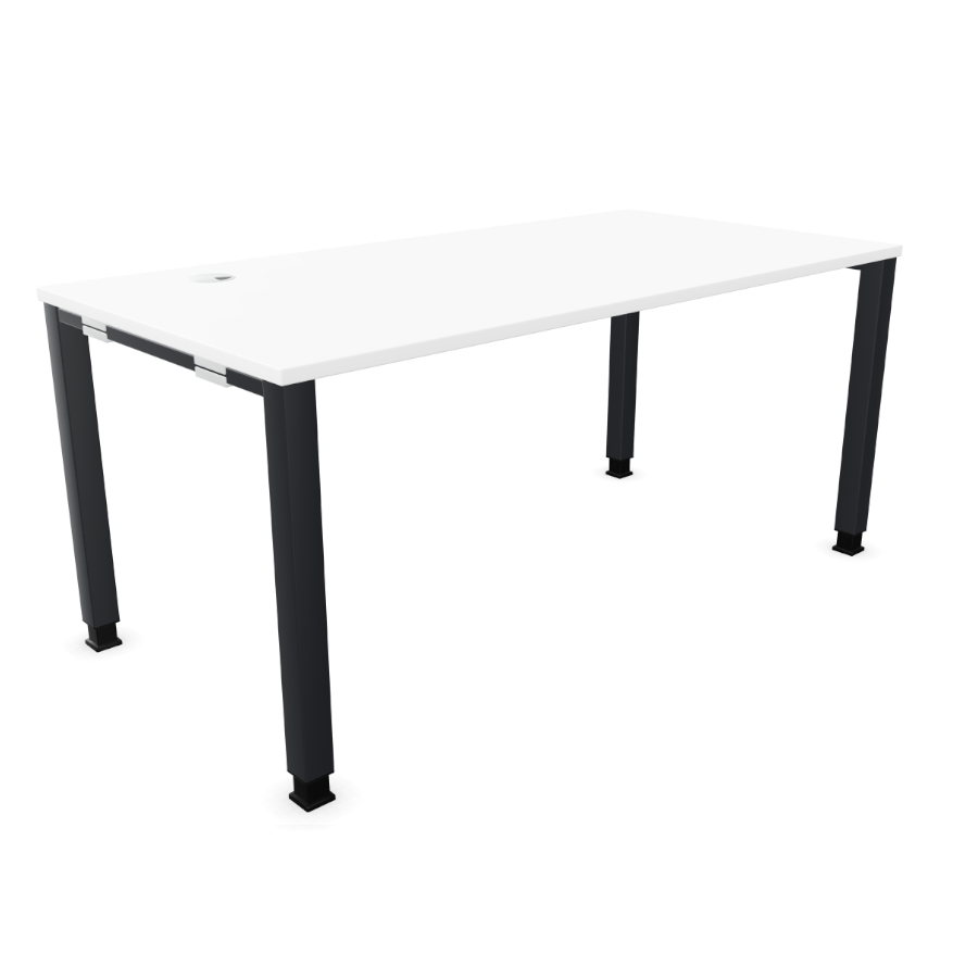 Palmberg Systo Tec Platte Weiß mit Gestell Schwarz