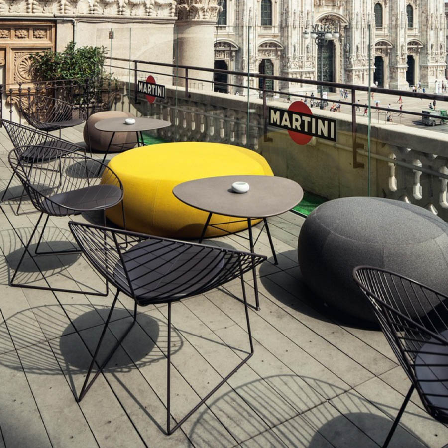 Arper LEAF Sitzkissen 1807 in Farbe mokka