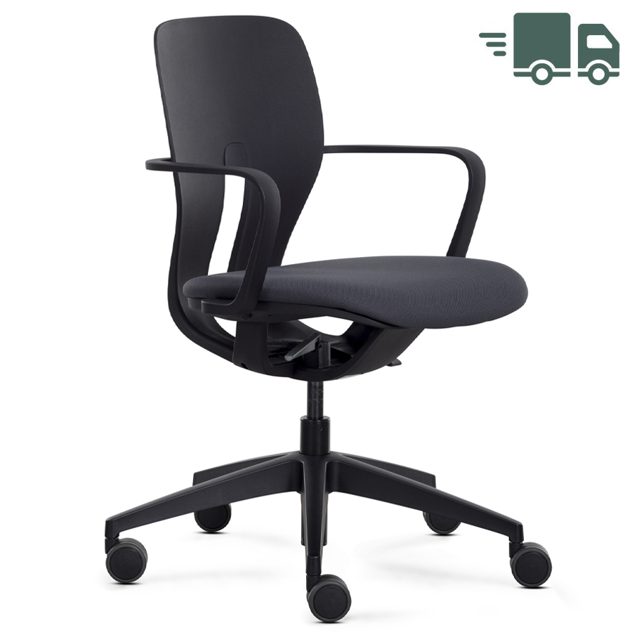 Klöber LIM Drehstuhl (lim98) - Rücken Kunststoff - Sitzfläche gepolstert