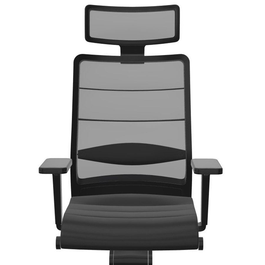 Interstuhl AirPad CM21P (3C72) mit Kopfstütze - Quick & Smart Modell - Nahaufnahme Front