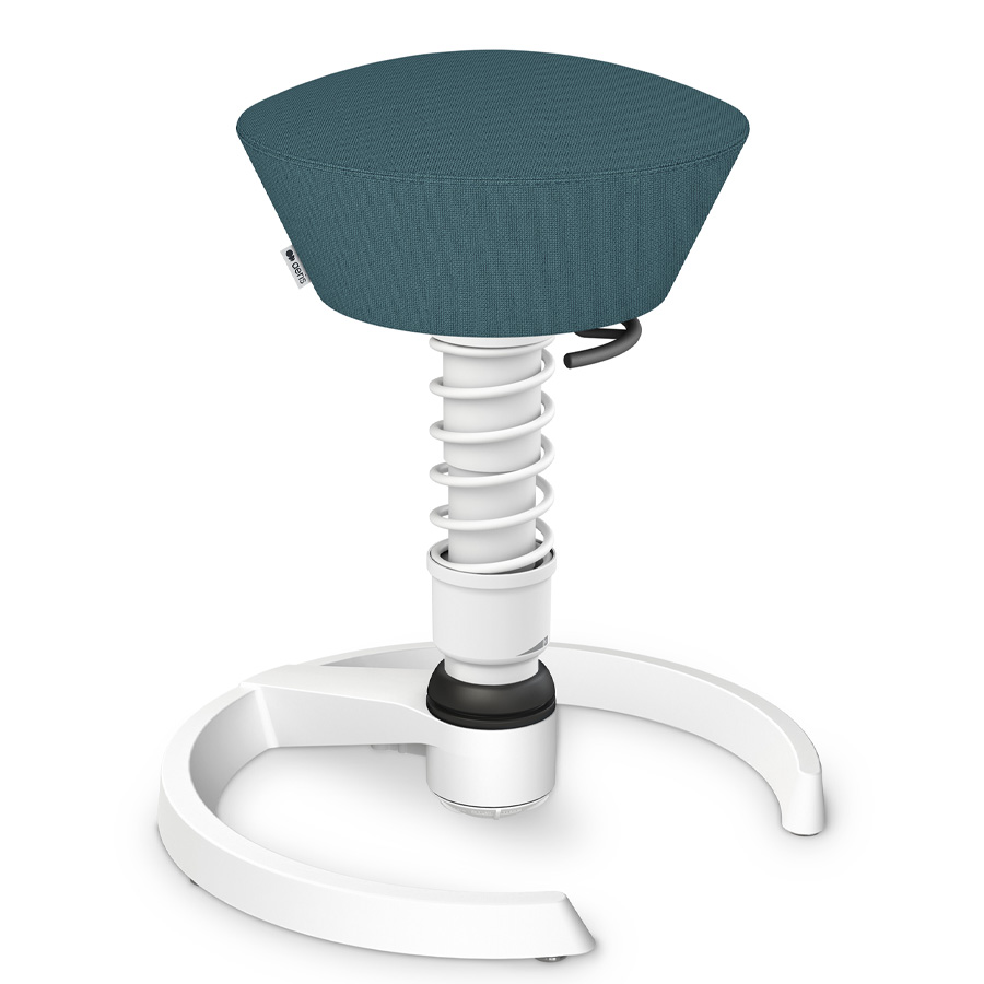 Aeris Swopper Cura blau meliert | Gestell weiß | Gleiter