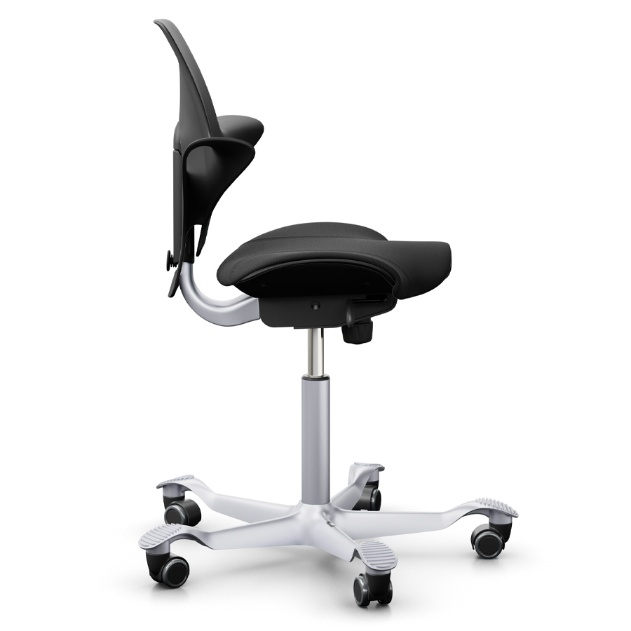 HAG CAPISCO PULS 8020 | Schwarz | Stoff Nexus | Gestell silber