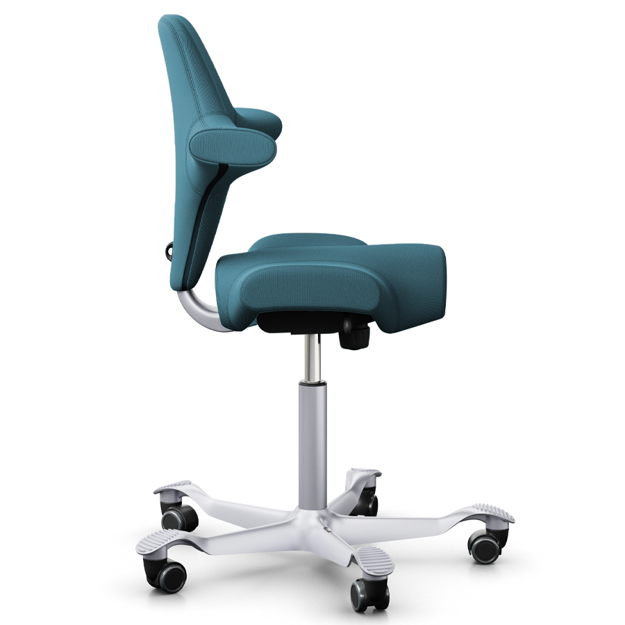 HAG Capisco 8106 | Stoff Nexus 010 petrol | Gestell silber