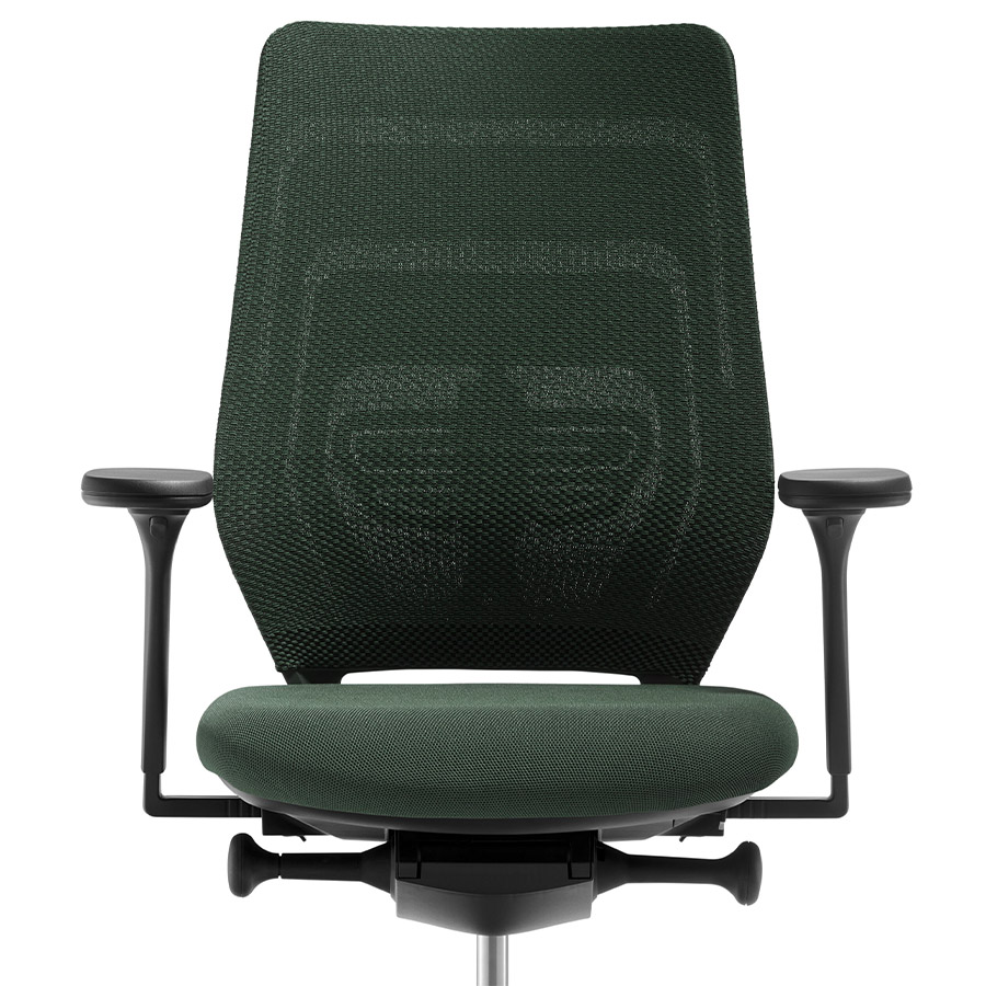 fm Asiento Bürodrehstuhl in Grün konfigurierbar Rückenlehne Komfort