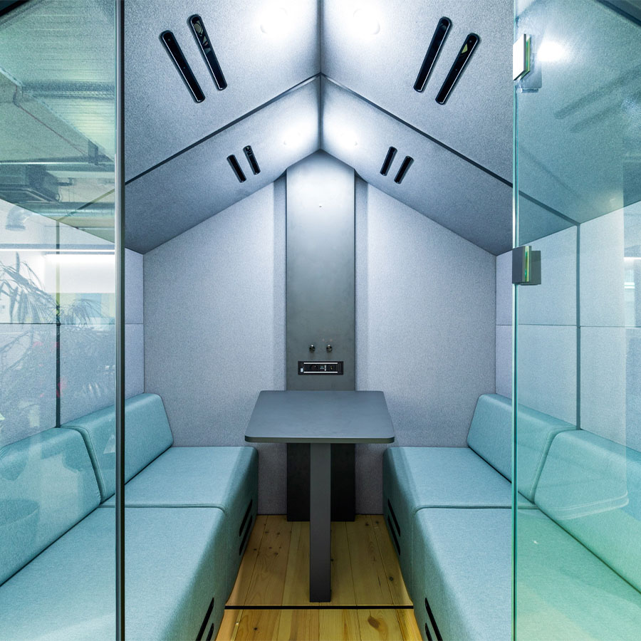 Bejot Treehouse TH4 Akustikkabine Innenraum