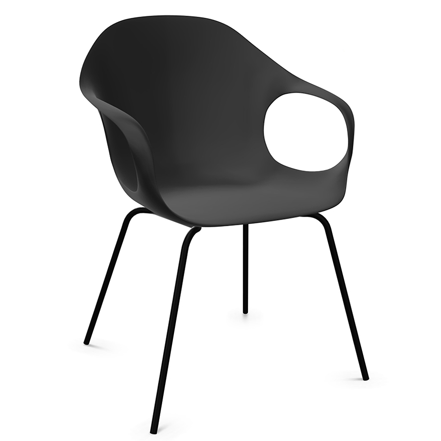 Kristalia Elephant schwarz Vierfußgestell