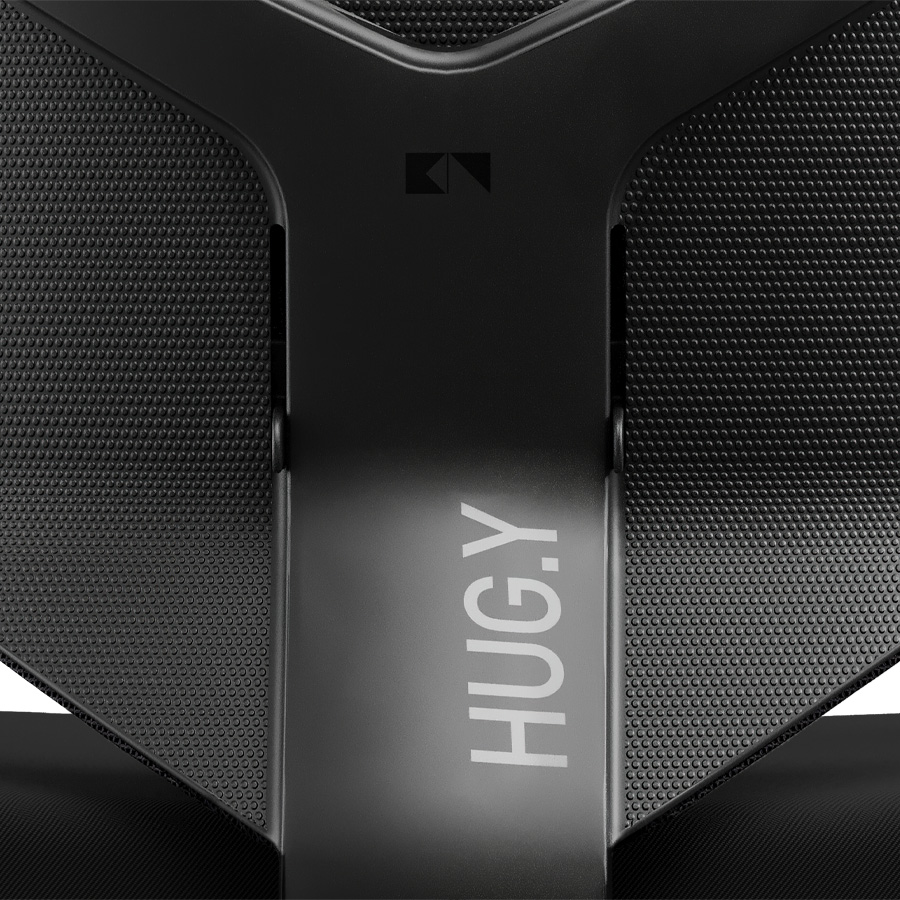 König+Neurath HUG.Y | Aktionsmodell schwarz | Detail Rücken