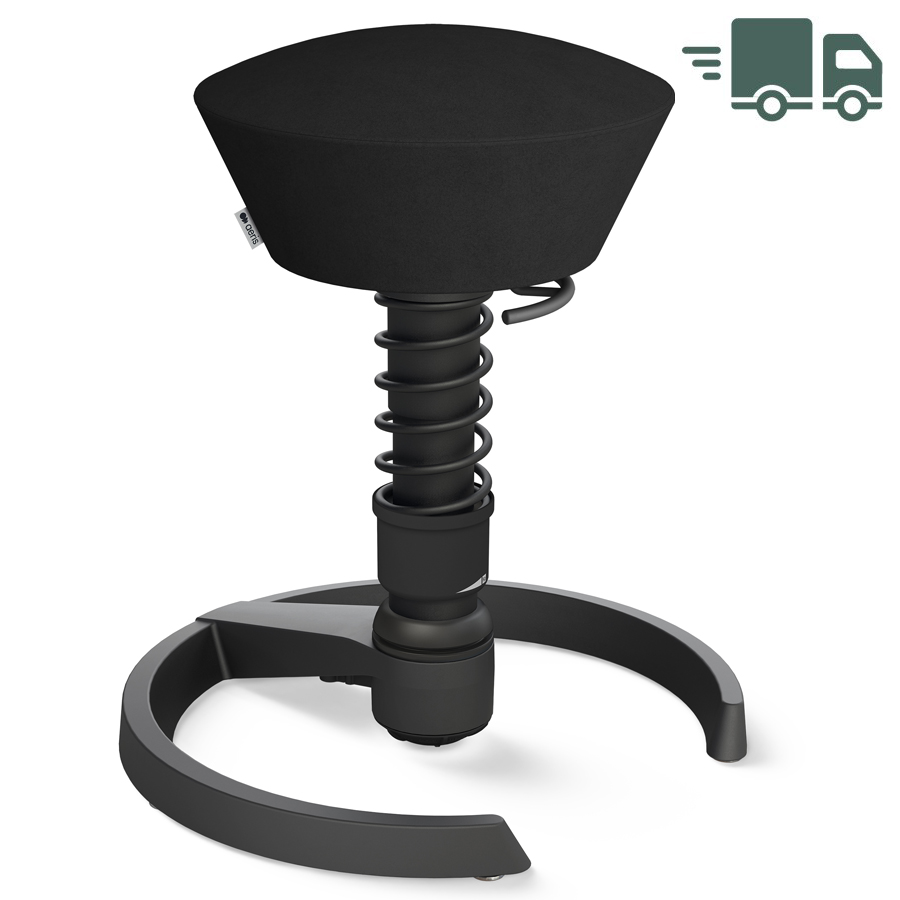 Aeris Swopper Mikrofaser schwarz mit Gleitern