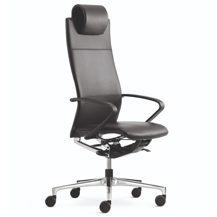 Klöber Ciello cie99 in Leder Premium Plus schwarz