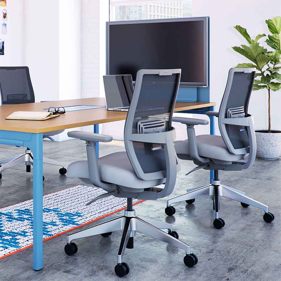 HAWORT Aloha Active Bürodrehstuhl mit Netzrücken