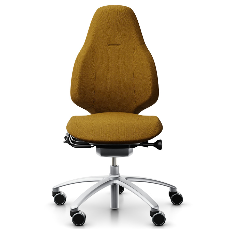 RH Mereo 220 mit hoher Rückenlehne - Stoff capture ocker - Frontansicht