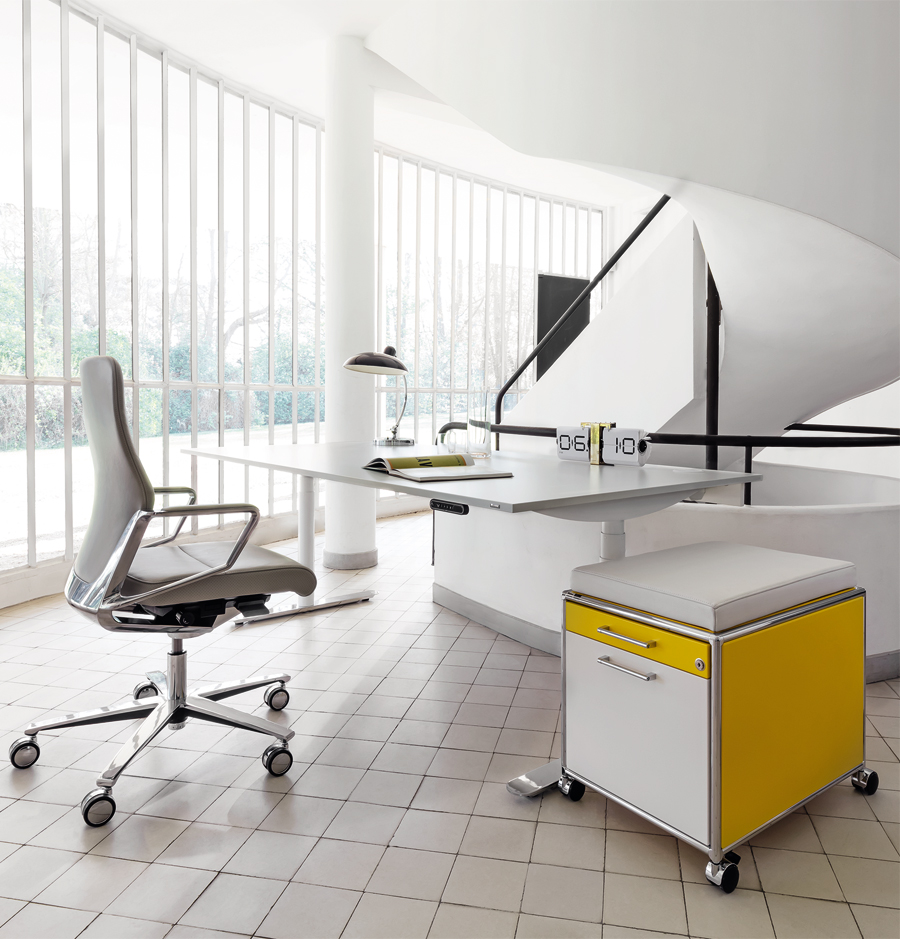 M3-Desk Bosse Schreibtisch weiß