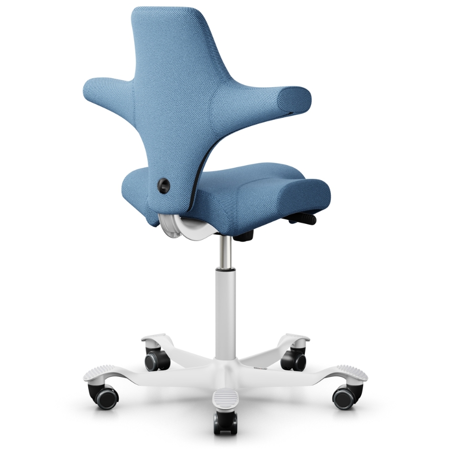 HAG Capisco 8106 Stoff Oceanic hellblau OCI011, Gestell weiß