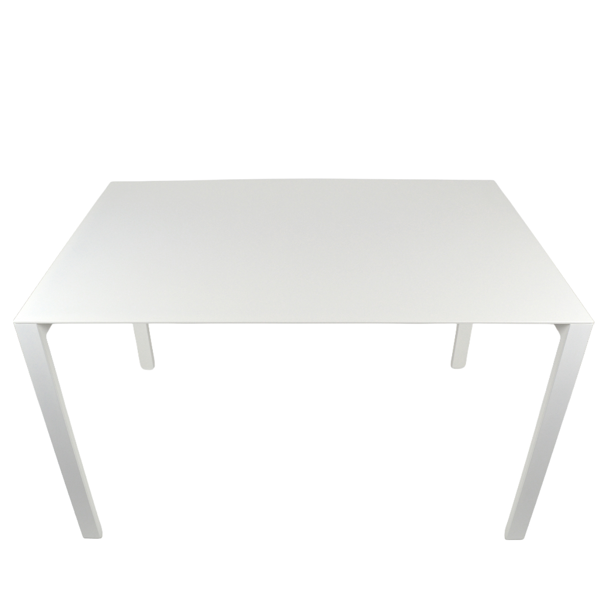 ABVERKAUF: Kristalia Thin-K Aluminium Esstisch | 123x80 cm | weiß