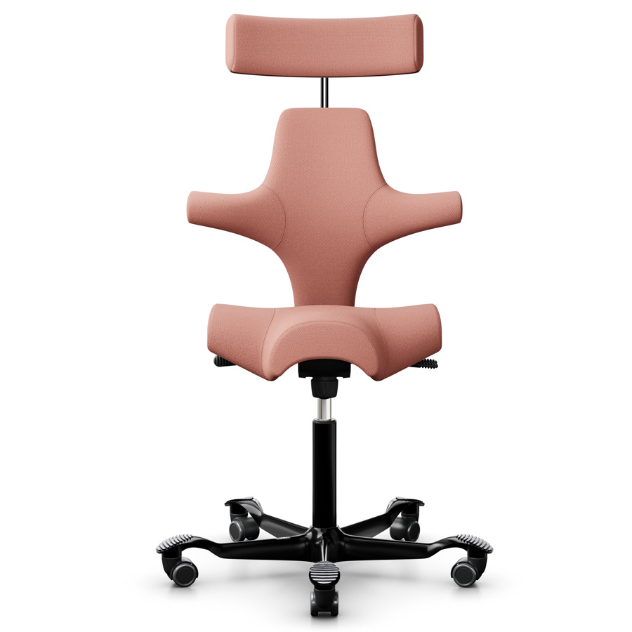 HAG CAPISCO 8106 - Stoff Select 64213 lachsrosa- mit Nackenstütze-schwarz
