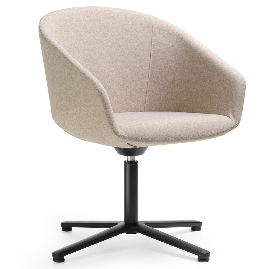 Bejot Oxco 4C Konferenzsessel Stoff Sawana SN17, Gestell schwarz