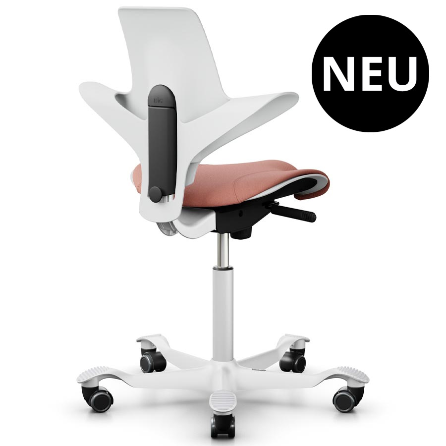 HAG CAPISCO PULS 8020 White Edition mit Stoff Select rosa