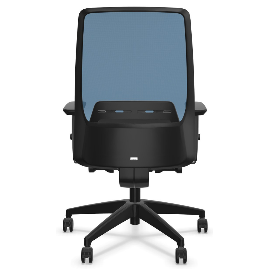 Interstuhl AIMis1 AM26E kobaltblau- Rückansicht